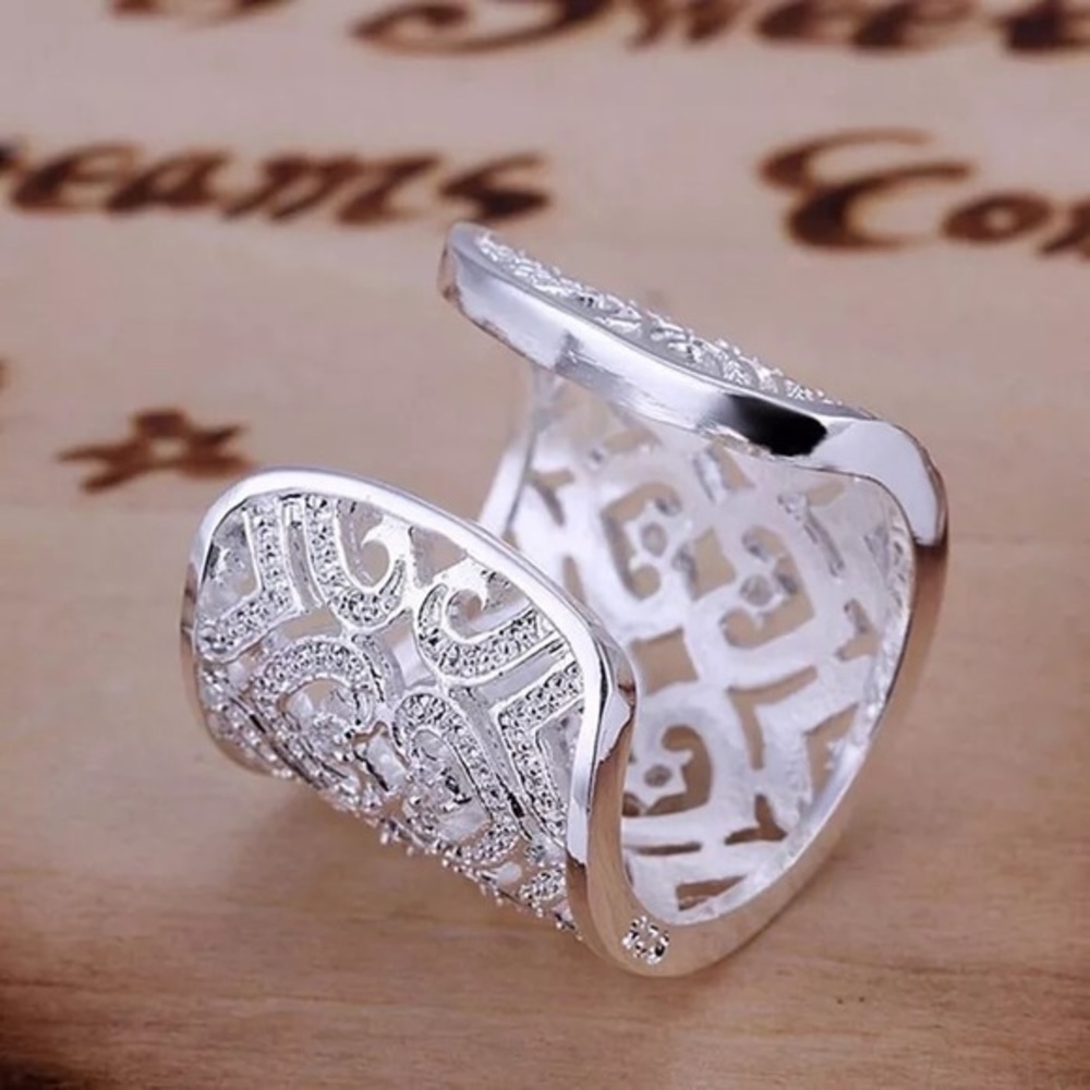 925 SS Multilayer Ring - Picture 2 of 5